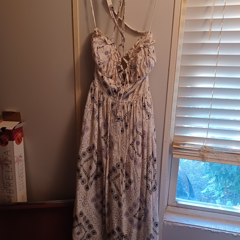 Urban Outfitters lace up dress
